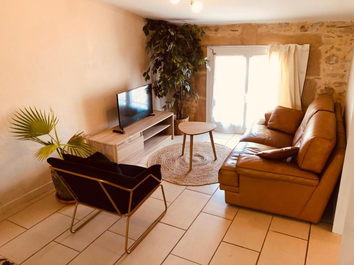 Appartement Au Dernier Etage Avec Terrasse Et Belle Vue Sur Nature Environnante Roujan Eksteriør bilde
