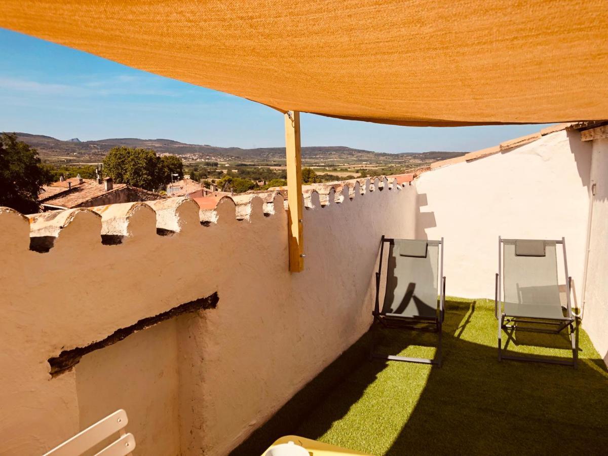 Appartement Au Dernier Etage Avec Terrasse Et Belle Vue Sur Nature Environnante Roujan Eksteriør bilde